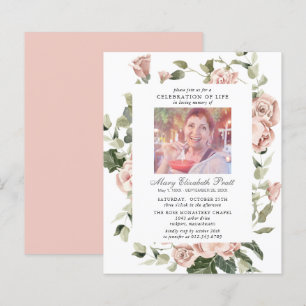 Budget Célébration de la vie rose florale photo