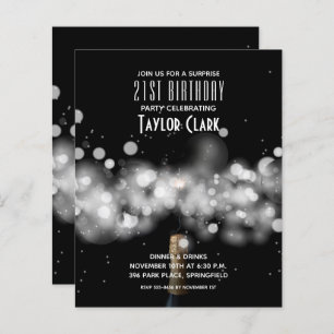 Budget Champagne Sparkle 21e anniversaire Invitati