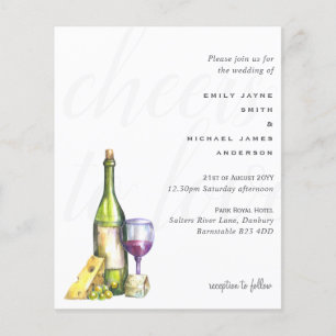 Budget Cheese to Love Mariage moderne