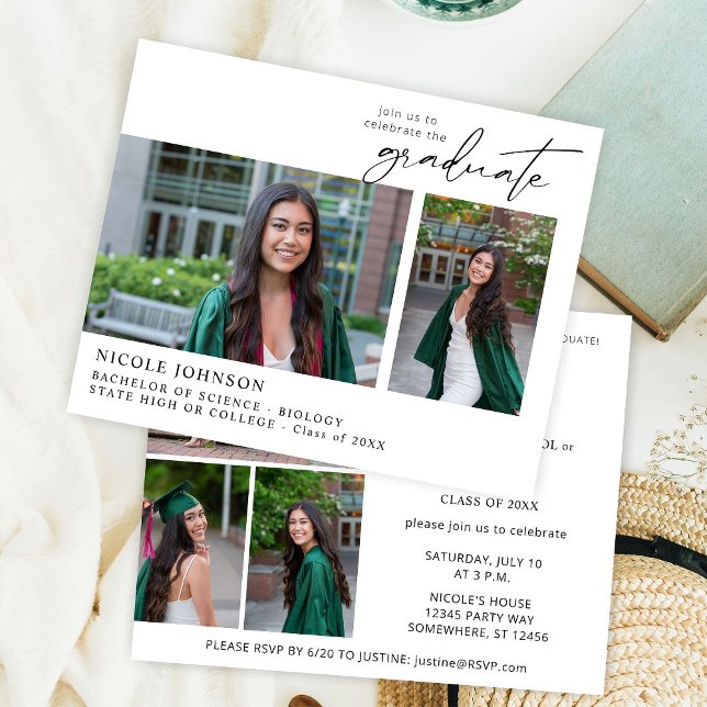 Budget Chic 5 Multi Photo Graduation Party (Créateur téléchargé)