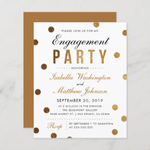 Budget Chic Gold Parties scintillant Confetti