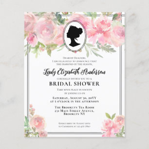 Budget Chic Rose Florals Regency Fête des mariées