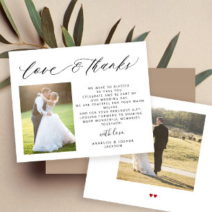 Budget chic scénario 2 photos mariage amour merci