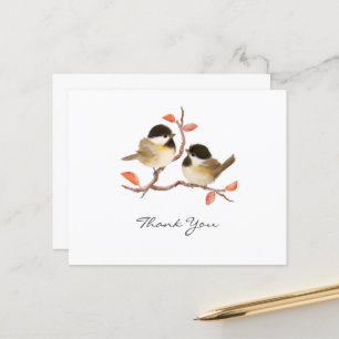Budget Chickadees Bird Toutes les occasions Carte