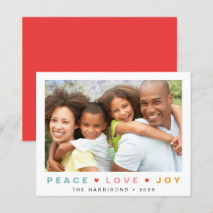 Budget Christmas Peace Love Joie Photo Holiday Car
