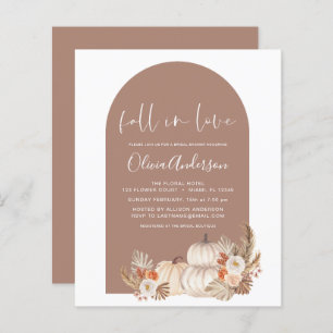 Budget Chute en amour Fête des mariées Citrouilles