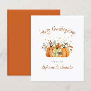BUDGET Citrouilles Bon thanksgiving en terre cuite