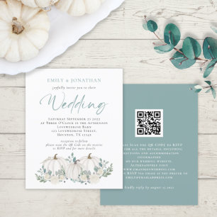 Budget Citrouilles Turquoise Foliage QR Wedding In