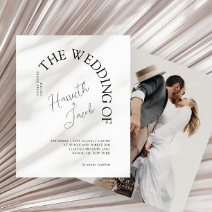 BUDGET Classique moderne l'Arc Mariage photo