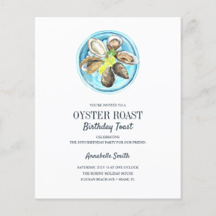 Budget Coastère Oyster Roast fête d'anniversaire