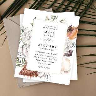 Budget Coquillages et Fleurs Blanches de Mariage