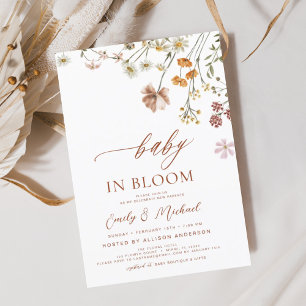 Budget Couples Douche Fleur sauvage bébé en fleurs