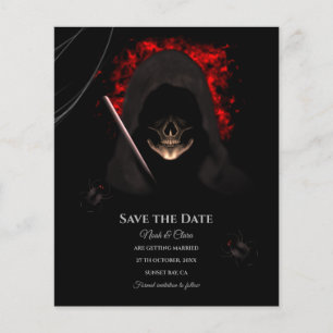 Budget Crâne sombre moody gothique hallomarrié