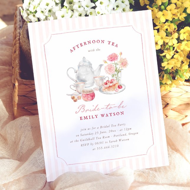 Budget de fête de mariage de thé de jardin anglais (Créateur téléchargé)