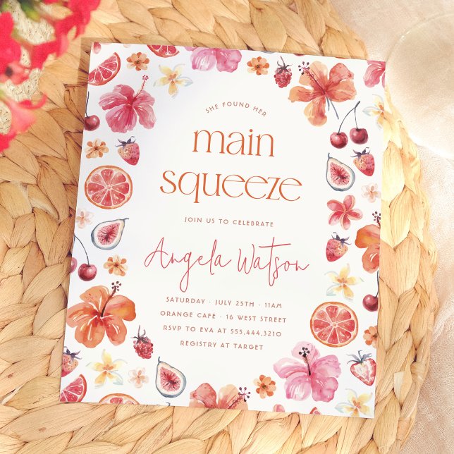Budget de la douche de nuptiale Main Squeeze Citru (Créateur téléchargé)