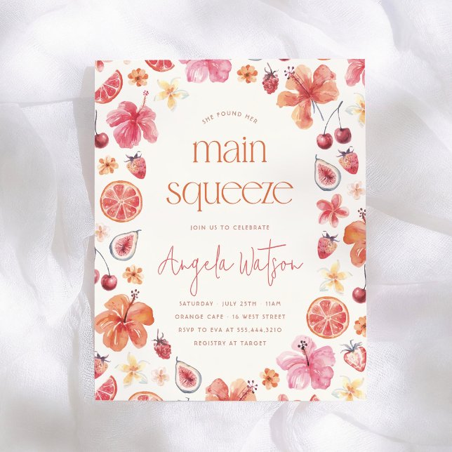 Budget de la douche de nuptiale Main Squeeze Citru (Créateur téléchargé)