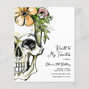 Budget Décès à mon crâne d'anniversaire des années