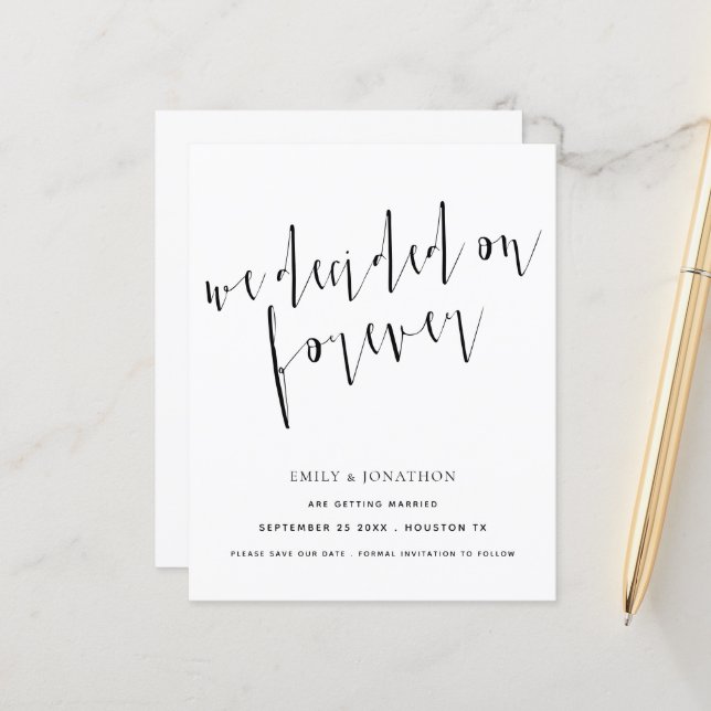 Budget Décidé pour toujours n'importe quelle coule (Devant/Arrière en situation)