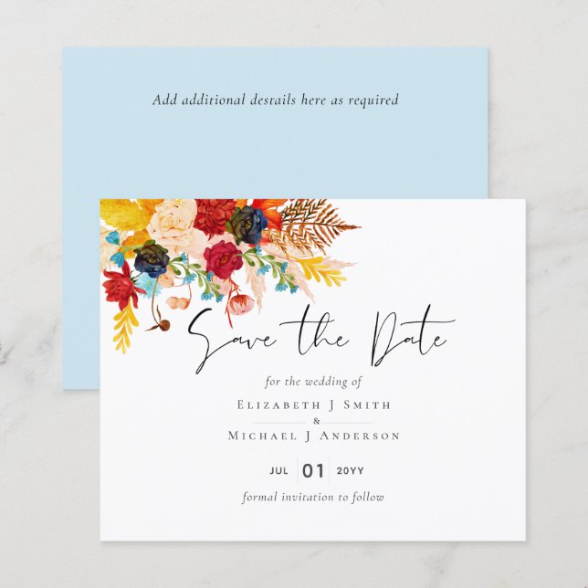 Budget Deep Red Blue Turquoise Cinnamon Enregistre (Devant / Derrière)