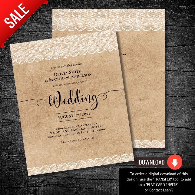 BUDGET Dentelle rustique Agritourisme Campagne Mar (Créateur téléchargé)