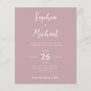 Budget Détails de la photo QR Website Dusty Rose M