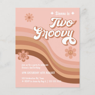 Budget Deux Super Retro Daisy Anniversaire Invitat