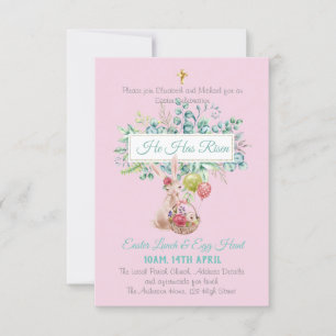 Budget d'invitation religieuse de Pâques