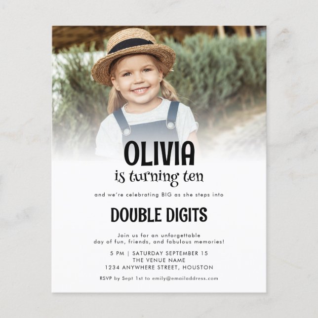 Budget Double chiffres Photo Blanc 10ème parti (Devant)