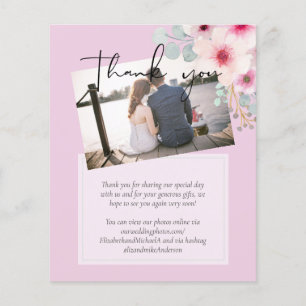 Budget du script de Mariage floral rose vif