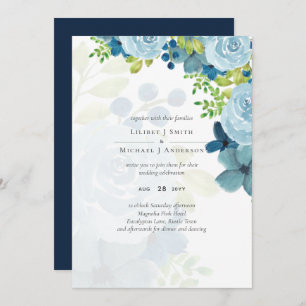 Budget Dusty Blue Flowers Sage Mariage