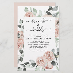 Budget Dusty Pink Brunch & Bubbly Fête des mariées