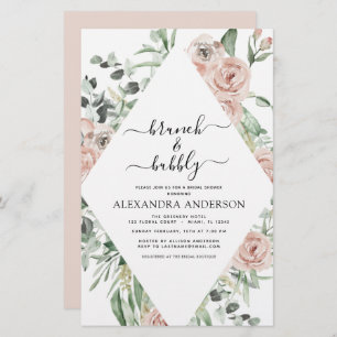 Budget Dusty Pink Brunch & Bubbly Fête des mariées