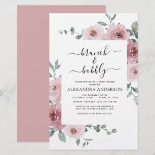 Budget Dusty Pink Brunch & Bubbly Fête des mariées