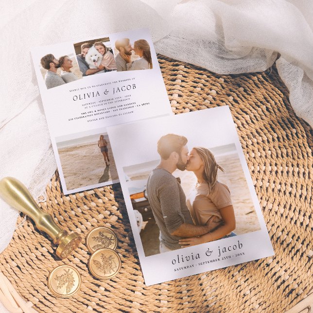 Budget Élégant Moderne & Minimaliste Photo Mariage (Créateur téléchargé)