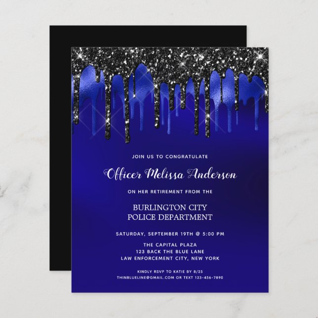 Budget Élégant Police Application de la loi Retrai (Devant / Derrière)