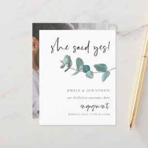 Budget Elle a dit oui Photo Eucalyptus Mariage