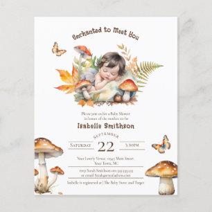 Budget Enchantée Fairy Fall Woodland Baby shower