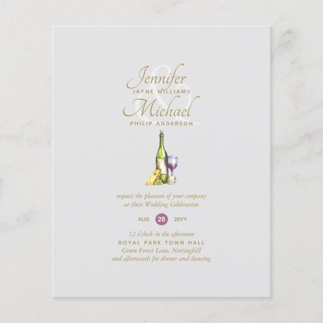 BUDGET encourage à aimer le Mariage de pâtisserie  (Devant)