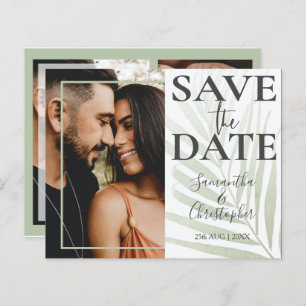 Budget Enregistrer la date Tropical Green Photo Ma
