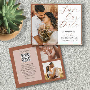 Budget Enregistrez Notre Date Code QR Photo Mariag