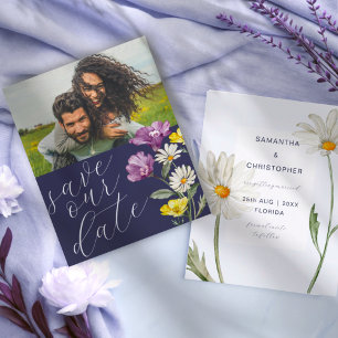 Budget Enregistrez Notre Date Photo Fleur Sauvage