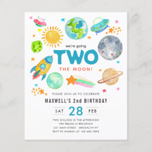 Budget Espace extra-atmosphérique DEUX Lune 2e fêt