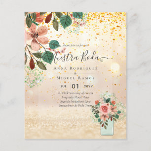 budget Espagnol Invitacions Mariages Bourgogne Flo