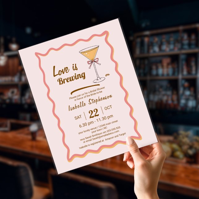 Budget Espresso Martini Coffee Bridal Shower  (Créateur téléchargé)