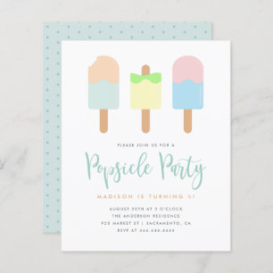 Budget Été Pastel Popsicle Party Enfants Anniversa