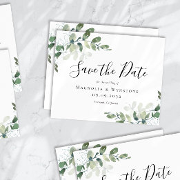 BUDGET Eucalyptus Aquarelle Mariage Enregistrer La