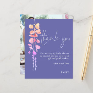 Budget Eucalyptus Baby shower Lilac photo Merci