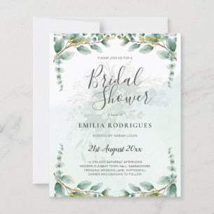 BUDGET Eucalyptus BRIDAL SHOWER Décoration verte O
