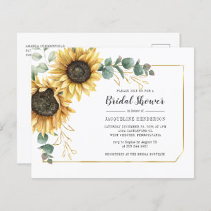 Budget Eucalyptus Floral Fête des mariées Invitati