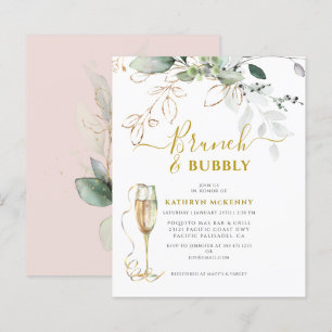 Budget Eucalyptus Gold Blush Rose Mariage